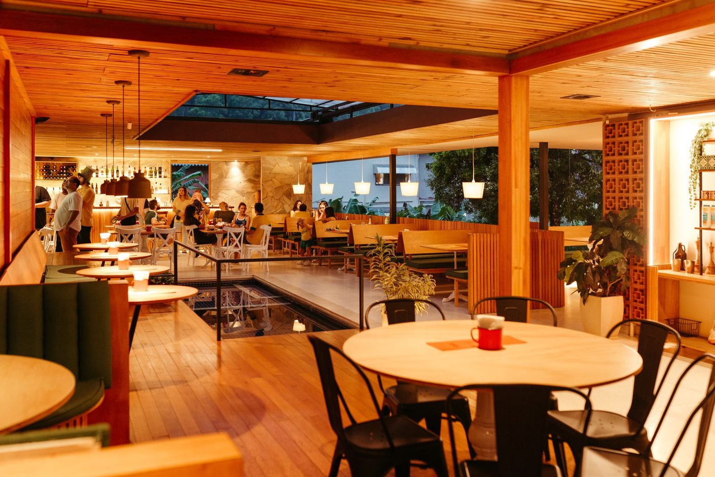 La salle du Trica, côté restaurant